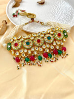 Load image into Gallery viewer, Enigmatic Kundan Allure Choker Necklace Set
