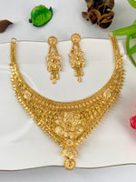 Load image into Gallery viewer, Flower Vibe Gold Replica Necklace Set
