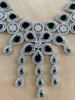 Load image into Gallery viewer, Glamour in Every Inch Diamond Necklace Set
