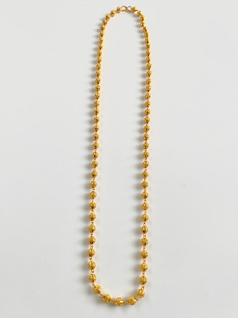 Glittering Me Matar Mala Gold Necklace Chain