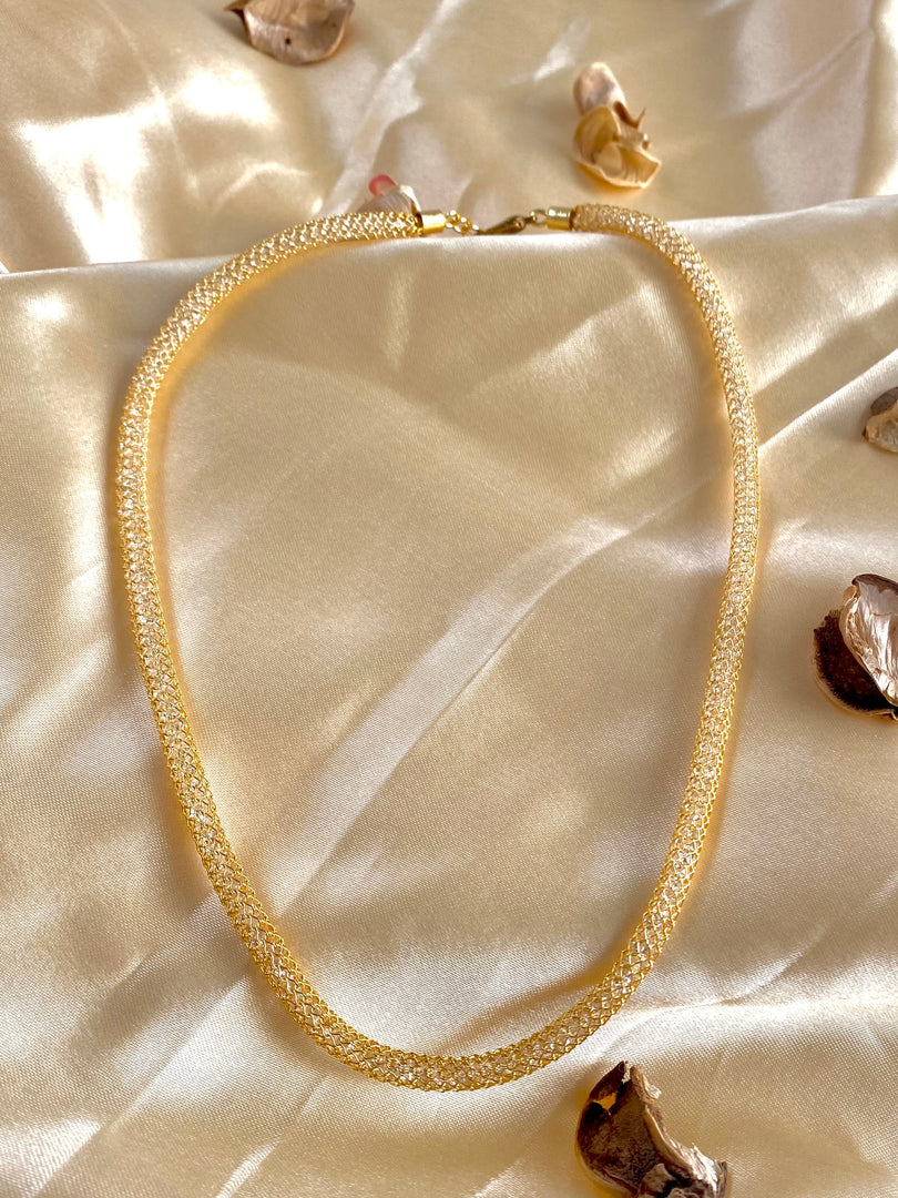 Golden Diamond Chain 16-18inches