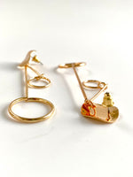 Load image into Gallery viewer, I Am All Tall Classy Golden Earrings
