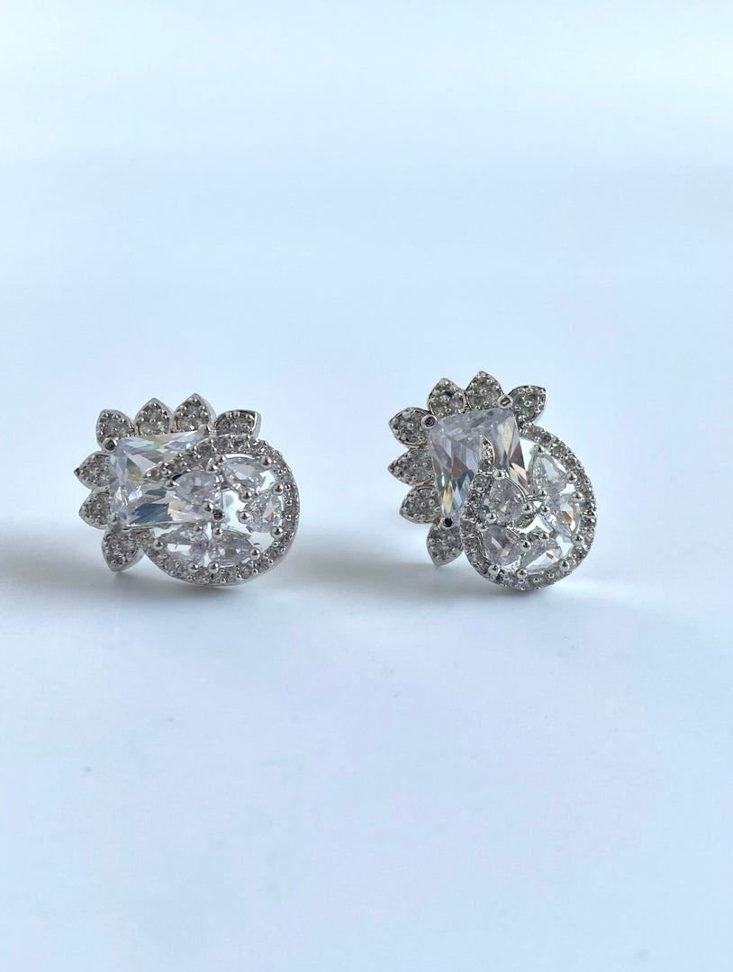 Loving Solitaire Diamond Studded Earrings