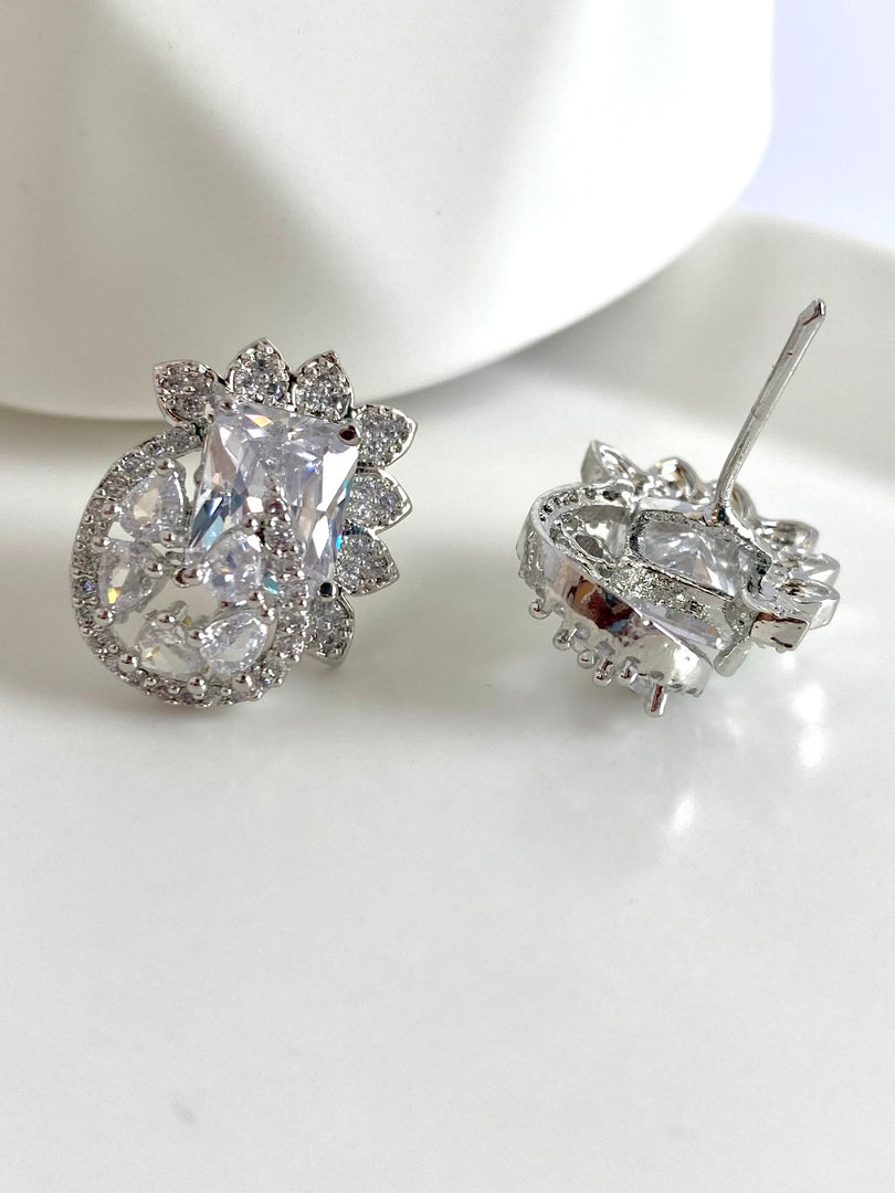 Loving Solitaire Diamond Studded Earrings