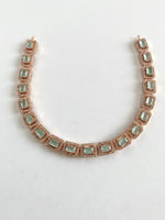 Load image into Gallery viewer, Mint Rose Diamond Necklace Set
