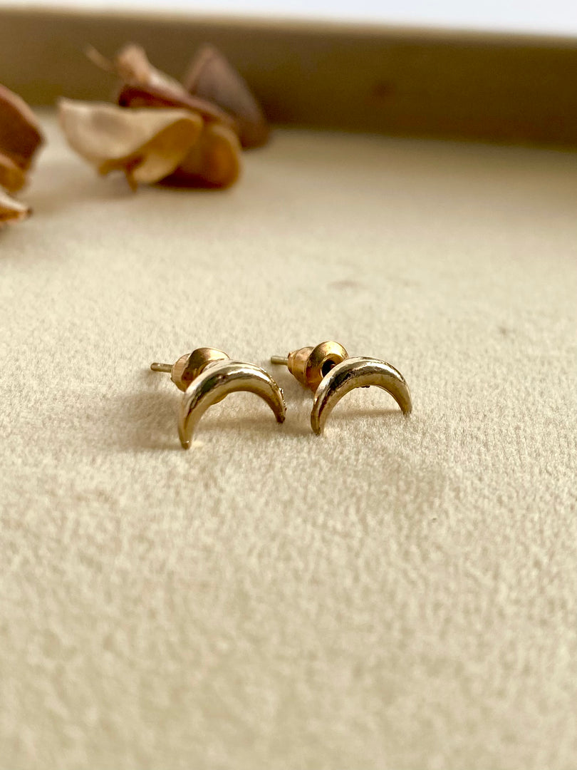 Moon Stud Earrings