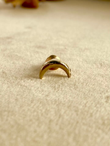 Moon Stud Earrings