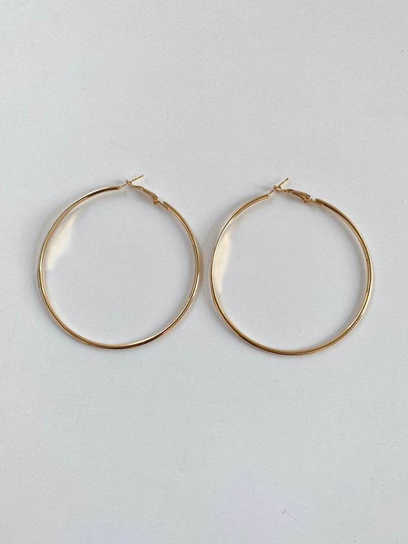 More N Less Round Loop Earrings