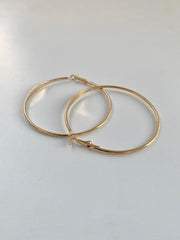 More N Less Round Loop Earrings