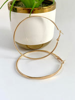 Load image into Gallery viewer, More N Less Round Loop Earrings
