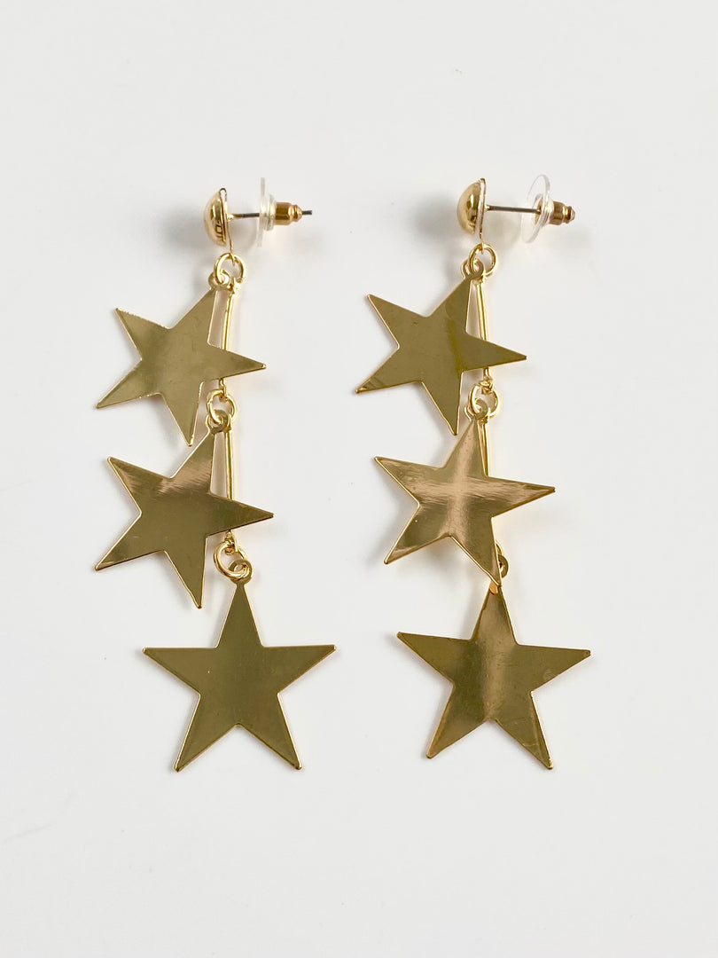 Multiple Star Earrings