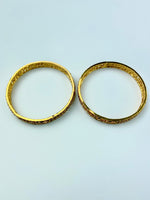 Load image into Gallery viewer, Noor Daily Waer Golden Polki Bangle Set Of Four
