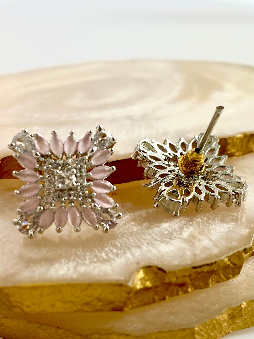 Pinky Vinky Diamond Stud Earrings