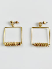 Rachel's Spring Square Earrings