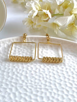 Load image into Gallery viewer, Rachel&#39;s Spring Square Earrings
