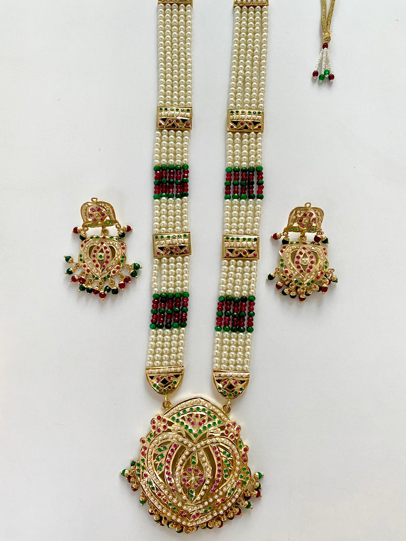 Regal Strands Long Necklace Set