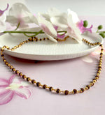 Load image into Gallery viewer, Rudraksha Mala Gold Chain
