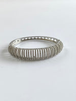 Load image into Gallery viewer, Shining Through the Night White Diamond Studded Bracelet
