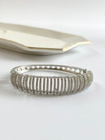 Load image into Gallery viewer, Shining Through the Night White Diamond Studded Bracelet
