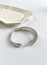 Load image into Gallery viewer, Shining Through the Night White Diamond Studded Bracelet
