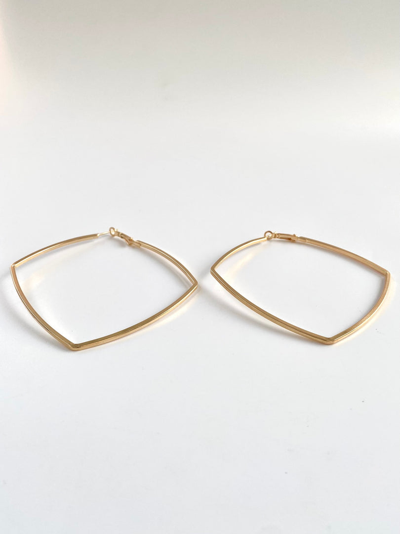 Small Rounded Rectangle Earrings