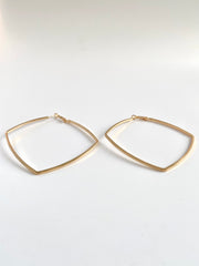 Small Rounded Rectangle Earrings