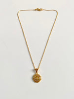 Load image into Gallery viewer, Sun Siezed Om Gold Chain Pendant
