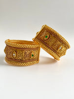 Load image into Gallery viewer, Third Eye Shiva Royal Matte Bangle Set Of Two
