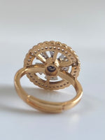 Load image into Gallery viewer, Wheel Of Time Free Size Rose Diamond Cocktail Ring
