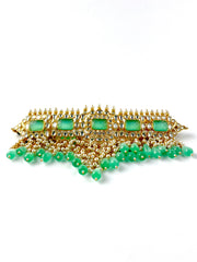 Cover Of Mint Kundan Choker Set!