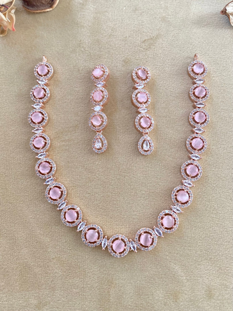 Pink Diamond Necklace