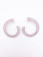 Load image into Gallery viewer, Like My Princess Pink Stylish Earrings
