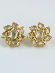Life In A Flower Kundan Earrings