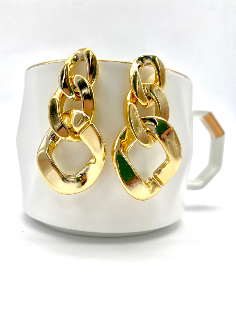 Small Three Layered Hoop Earrings