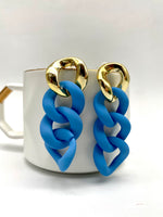 Load image into Gallery viewer, Splendid Matte Finish Four Loop Earrings
