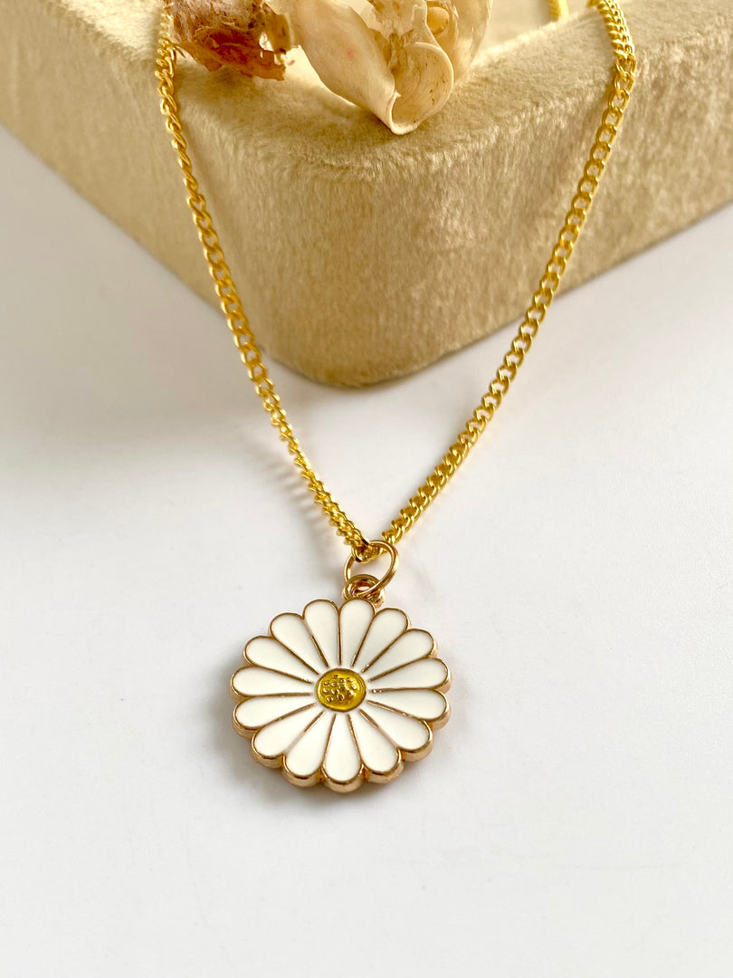 Sunflower Pendant Necklace