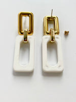 Load image into Gallery viewer, Take Me To Office Dual Colour Earrings
