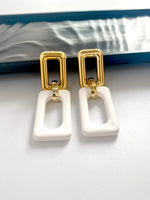 Load image into Gallery viewer, Take Me To Office Dual Colour Earrings
