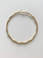 Load image into Gallery viewer, Two Big Waves Mingled Hoop Earrings
