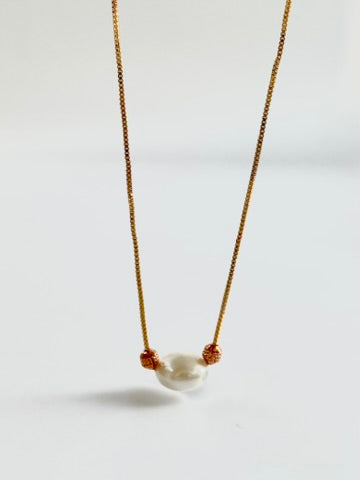 Vyora Pearl Chain Necklace Necklace